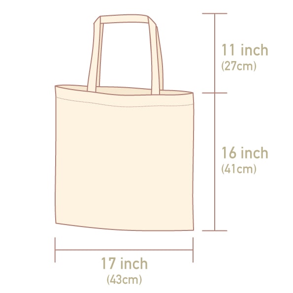 EveryDay Tote Bag Size